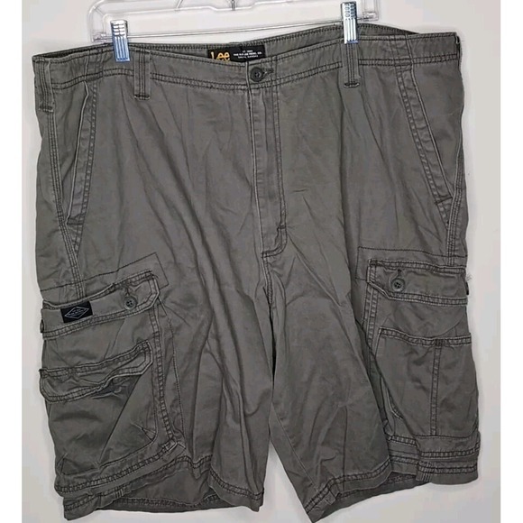 Lee Other - Lee Cargo Shorts Mens Sz 44 Gray Hiking Camping Outdoor Twill Gorpcore Cotton
